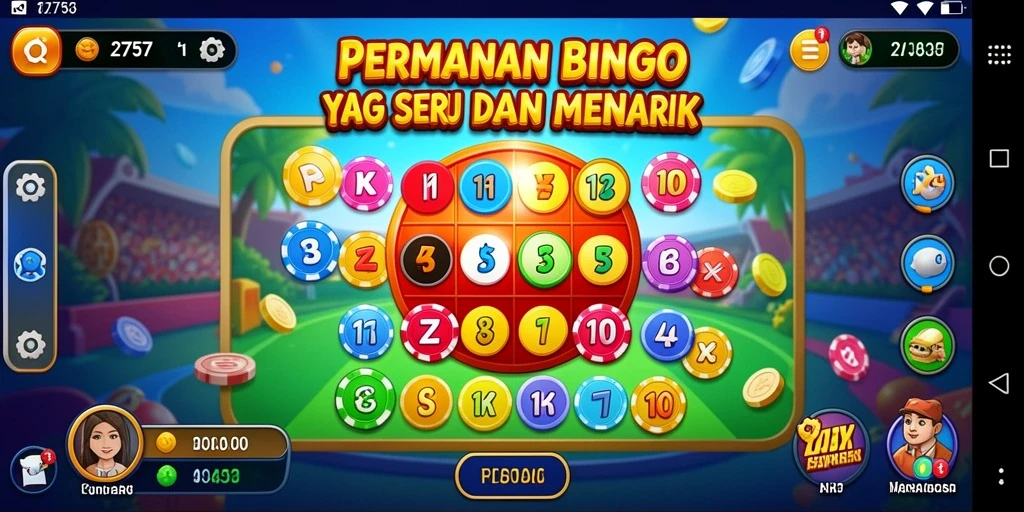 Tampilan gameplay menarik dari permainan Bingo 2757.