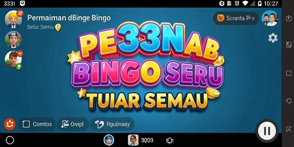 Tampilan gameplay Bingo yang seru dan menarik di 333I.