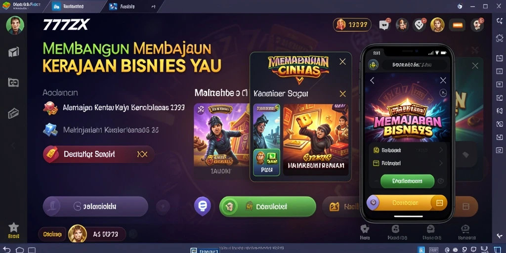 Tampilan gameplay seru dari game Tycoon 777ZX yang penuh strategi.