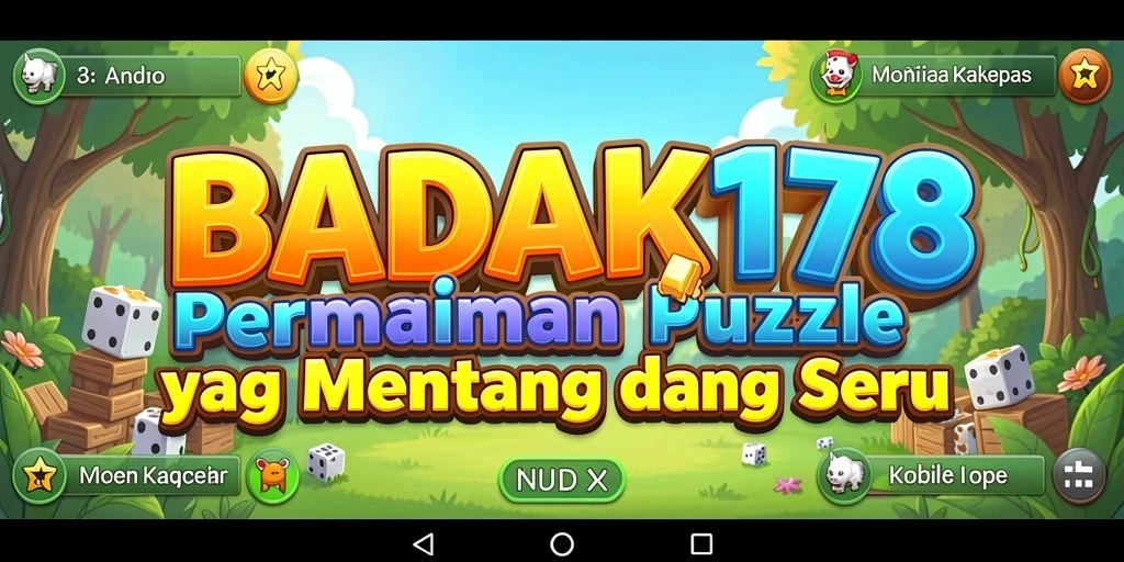Tampilan gameplay BADAK178 yang seru dalam menyelesaikan puzzle.