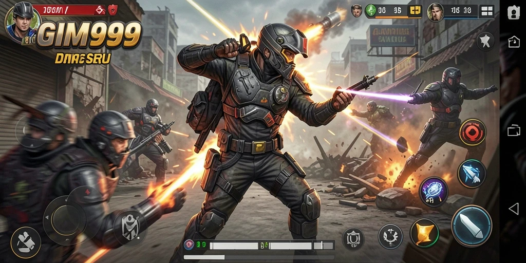 Gameplay GIM999 yang mendebarkan dan intens.