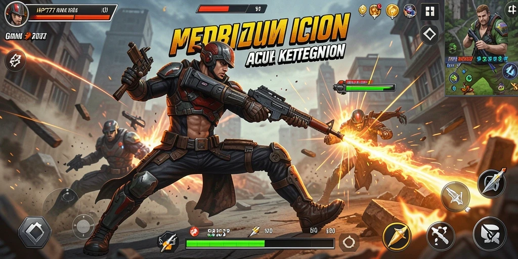 Tampilan gameplay HP777 yang mendebarkan dan penuh aksi.