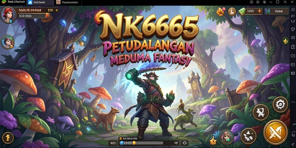 Screenshot utama menunjukkan aksi mendebarkan di dalam NK666.