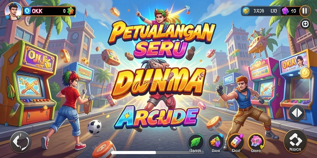 Screenshot gameplay OKJK menampilkan karakter beraksi di dunia penuh tantangan.