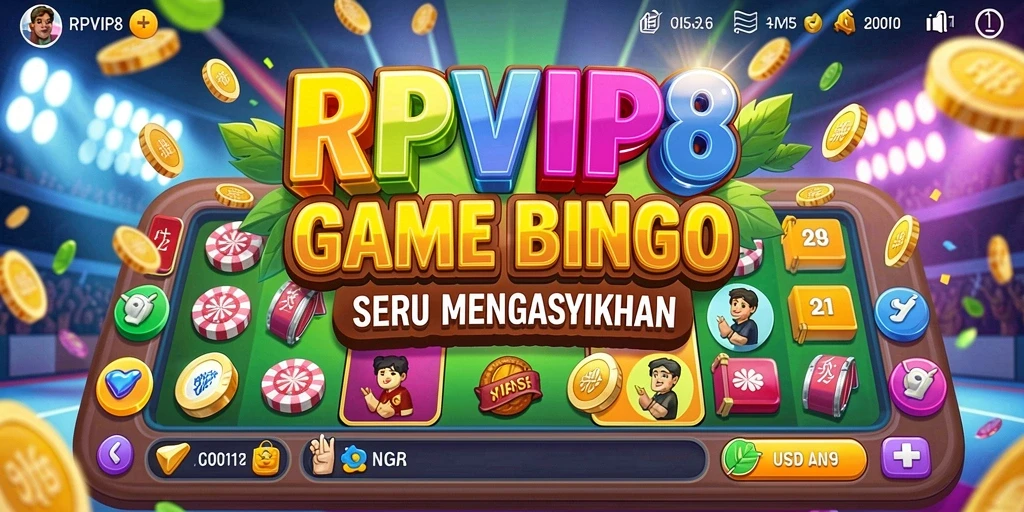 Screenshot gameplay <strong>RPVIP8</strong> menampilkan suasana Bingo yang menarik.
