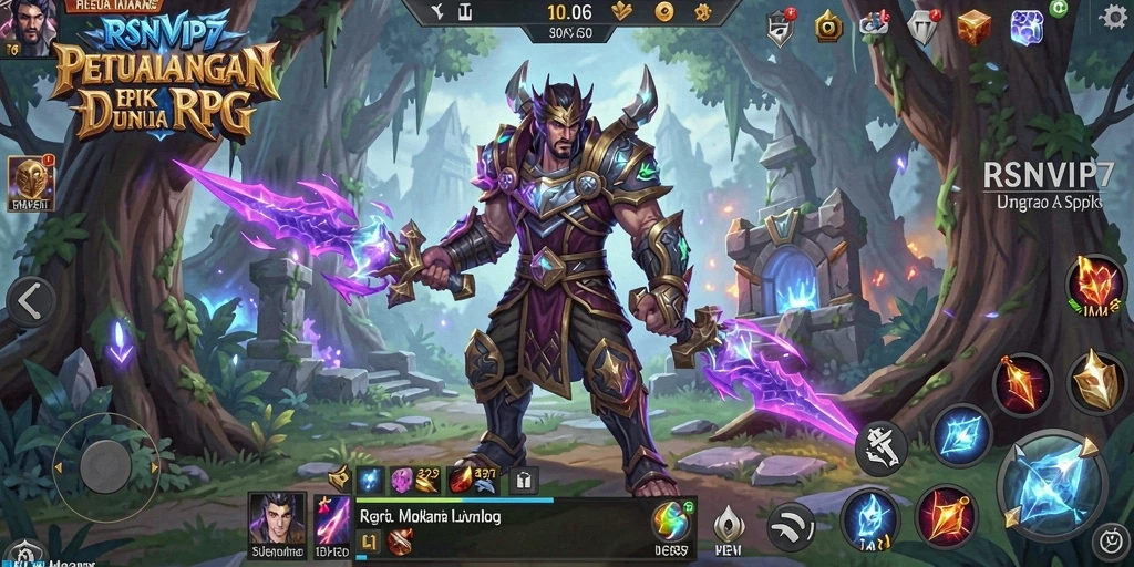 Tampilan gameplay seru di dunia RPG RSNVIP7