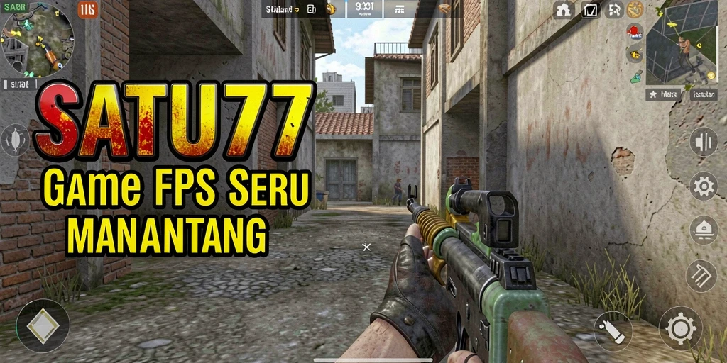 Tampilan epic dari pertempuran seru di gameplay SATU77.