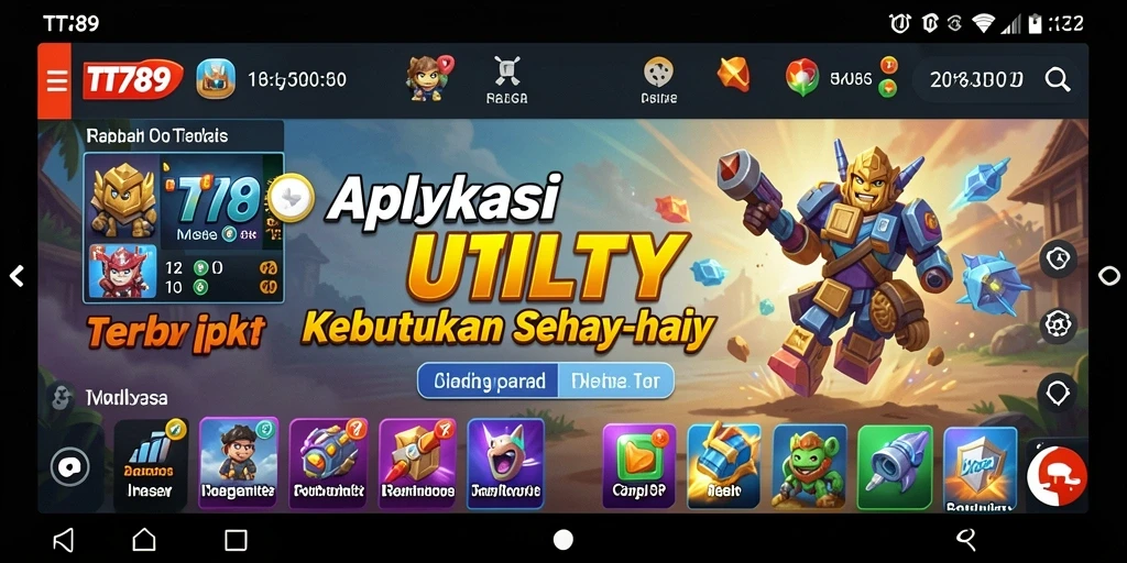 Screenshot utama TT789 menampilkan antarmuka aplikasi yang sederhana dan fungsional.